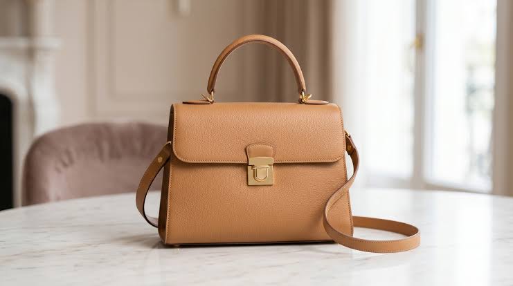 Leather handbag